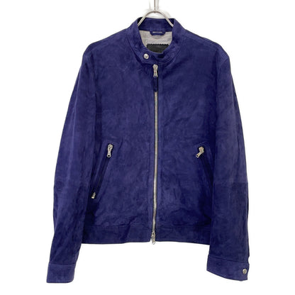 EMMETI エンメティー Purple-Toned Goat Suede MASSIMO Single Riders Jacket Jacket