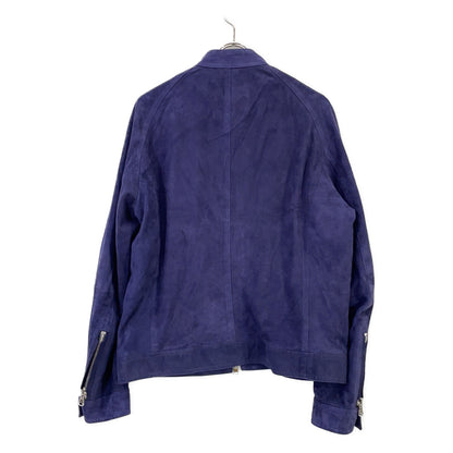 EMMETI エンメティー Purple-Toned Goat Suede MASSIMO Single Riders Jacket Jacket