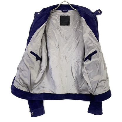 EMMETI エンメティー Purple-Toned Goat Suede MASSIMO Single Riders Jacket Jacket