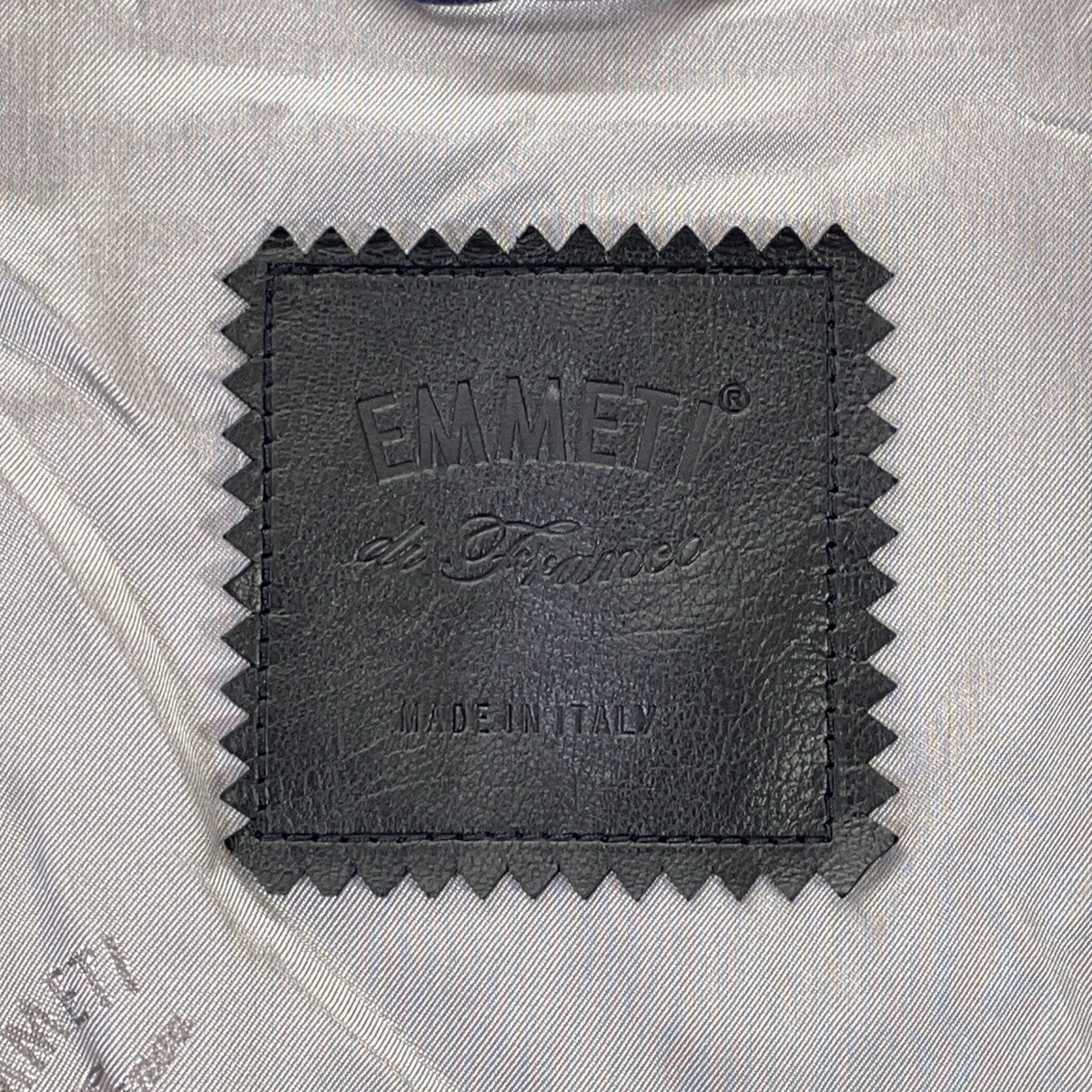 EMMETI エンメティー Purple-Toned Goat Suede MASSIMO Single Riders Jacket Jacket