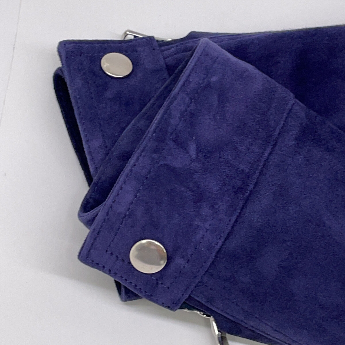 EMMETI エンメティー Purple-Toned Goat Suede MASSIMO Single Riders Jacket Jacket