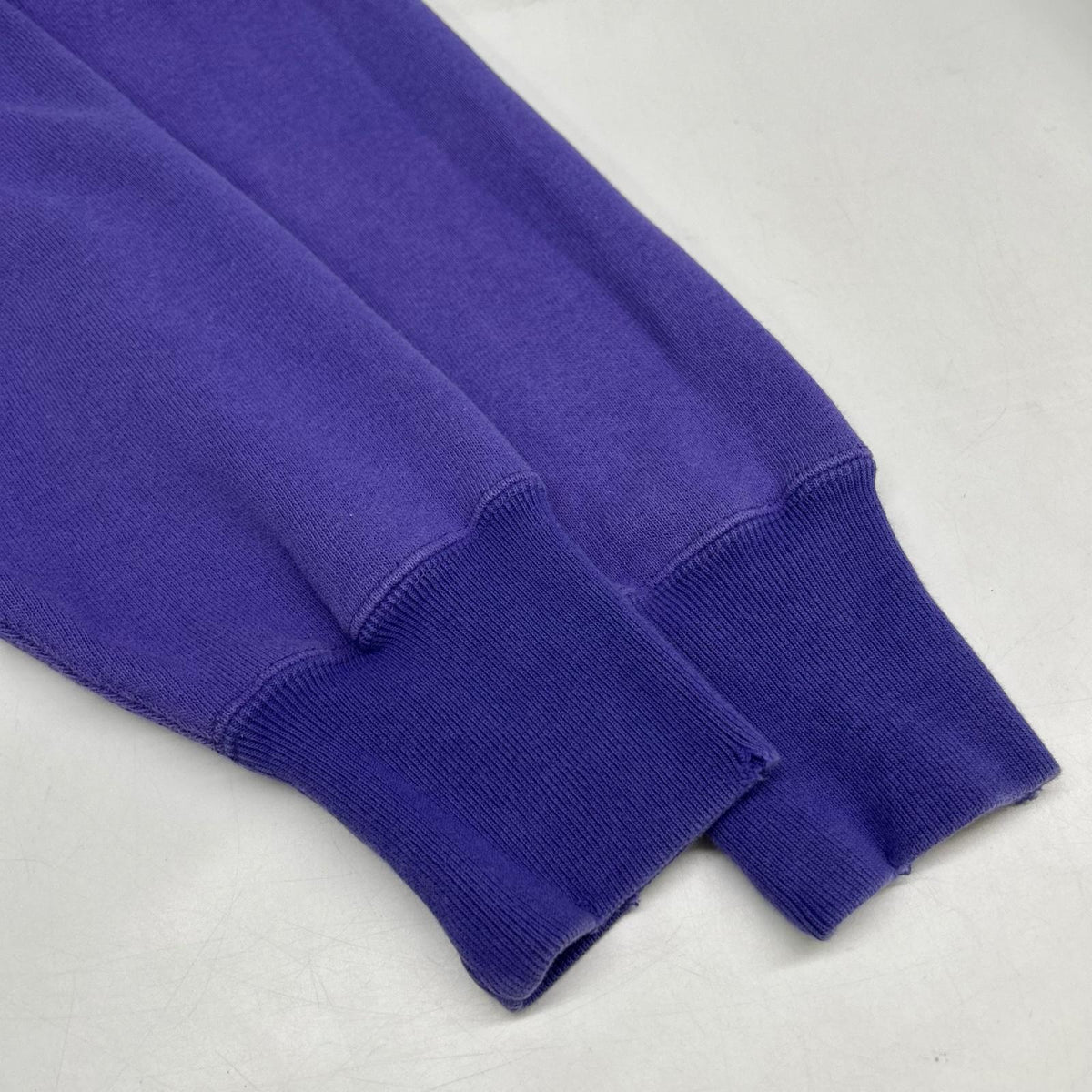 Champion チャンピオン パープル 緑単タグ 70s復刻 ダメージ加工 スウェットフーディ トップス