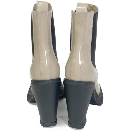 Alexander McQueen 亚历山大·麦昆 【新品同款】21年款 678530 漆皮高跟切尔西靴 鞋子