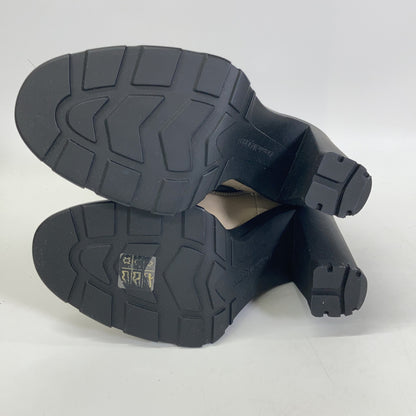 Alexander McQueen 亚历山大·麦昆 【新品同款】21年款 678530 漆皮高跟切尔西靴 鞋子