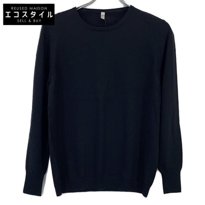 TOYOBOSHI ITOYOSHI Black ALASHAN Cashmere Knit Sweater Top