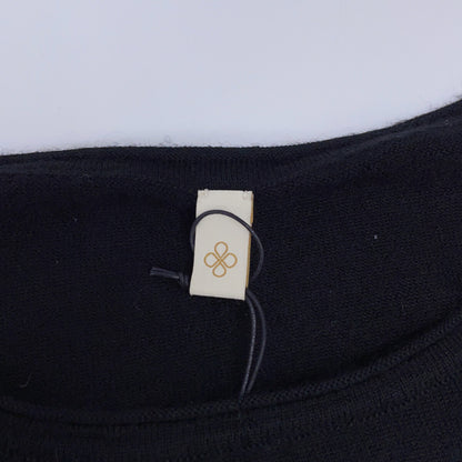 TOYOBOSHI ITOYOSHI Black ALASHAN Cashmere Knit Sweater Top