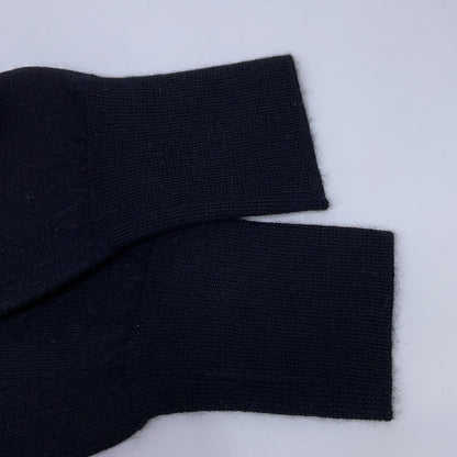 TOYOBOSHI ITOYOSHI Black ALASHAN Cashmere Knit Sweater Top