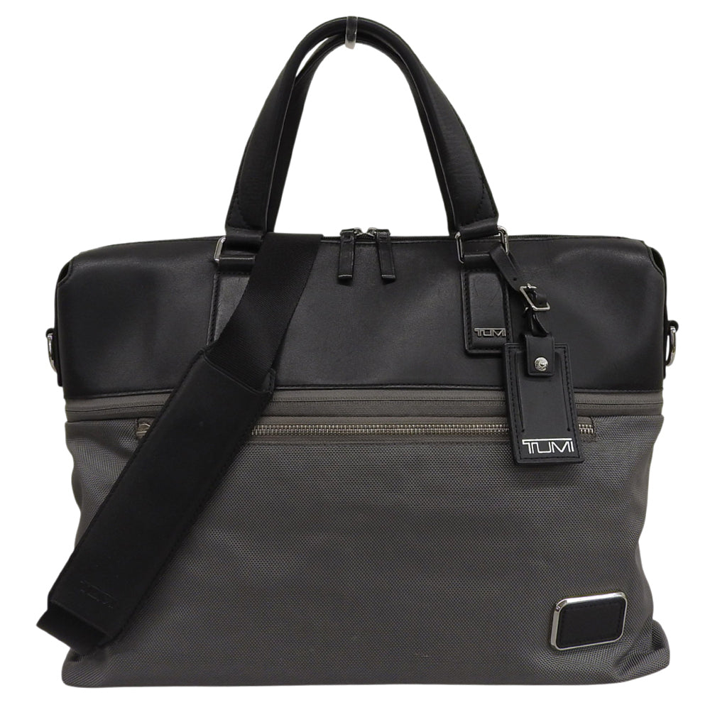 TUMI トゥミ エクスパンタブル 2WAY ブリーフバッグ ビジネスバッグ メンズ ブラック×グレー 68212GDE ビジネスバッグ ブリーフケース