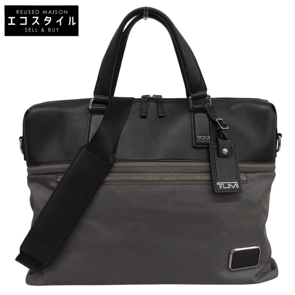 TUMI トゥミ エクスパンタブル 2WAY ブリーフバッグ ビジネスバッグ メンズ ブラック×グレー 68212GDE ビジネスバッグ ブリーフケース
