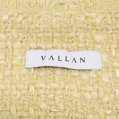 VALLAN バラン VLN24SS-TCSD イエロー ツイード ワンピース ワンピース