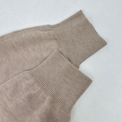 6926-699-0889 Beige Lace Jacquard Knit Dress Dress FREE Women's