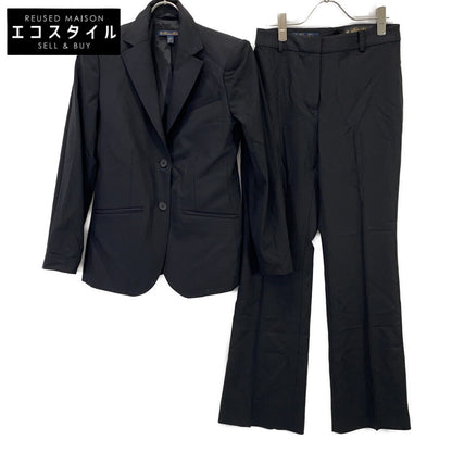 Brooks Brothers Black Wool Lanificio di Pray Suit Set-up