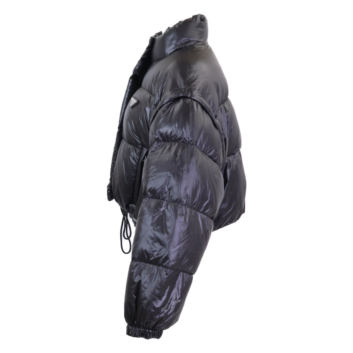 PRADA 普拉达 【美品/国内正品/24AW】291805 S222 11A9 Re-Nylon 短款两穿羽绒服 夹克 36