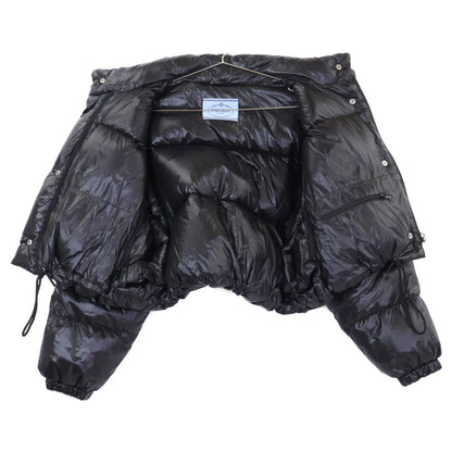 PRADA 普拉达 【美品/国内正品/24AW】291805 S222 11A9 Re-Nylon 短款两穿羽绒服 夹克 36