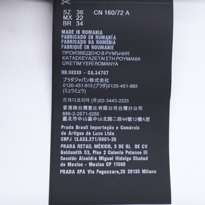 PRADA 普拉达 【美品/国内正品/24AW】291805 S222 11A9 Re-Nylon 短款两穿羽绒服 夹克 36