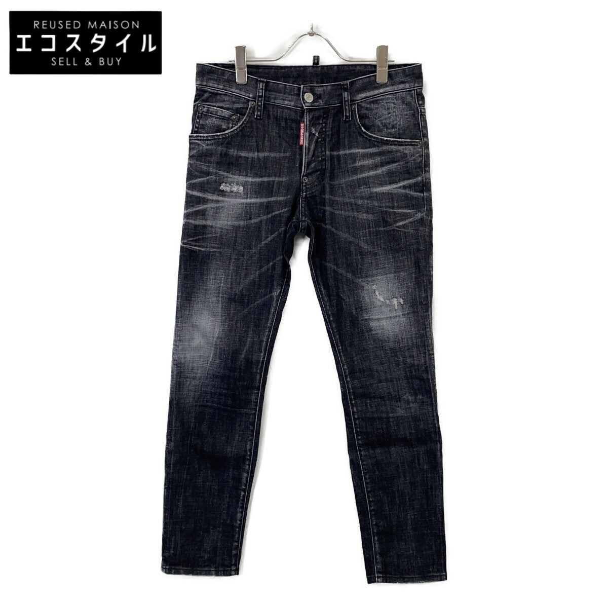 DSQUARED2 ディースクエアード 25年 S74LB1617 ブラック SKATER JEAN パンツ ボトムス