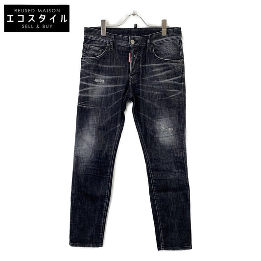 DSQUARED2 ディースクエアード 25年 S74LB1617 ブラック SKATER JEAN パンツ ボトムス
