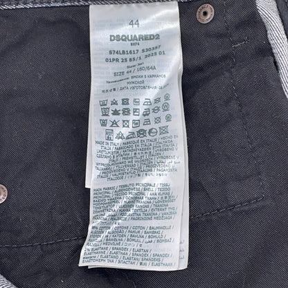 DSQUARED2 ディースクエアード 25年 S74LB1617 ブラック SKATER JEAN パンツ ボトムス