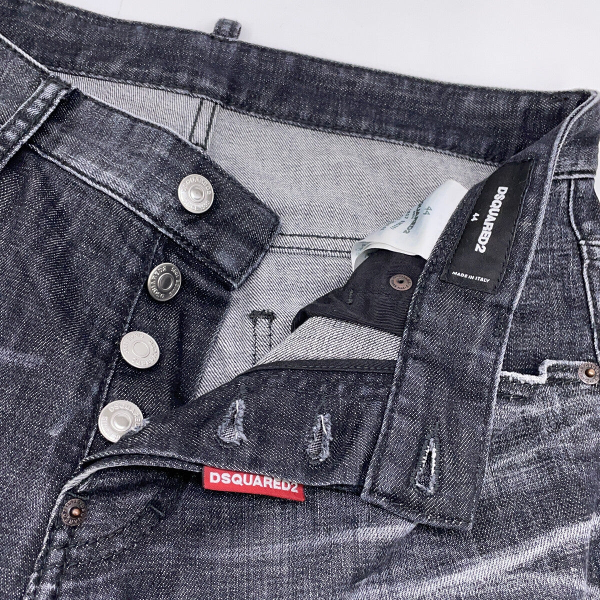 DSQUARED2 ディースクエアード 25年 S74LB1617 ブラック SKATER JEAN パンツ ボトムス