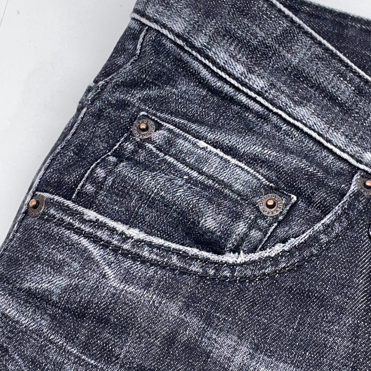 DSQUARED2 ディースクエアード 25年 S74LB1617 ブラック SKATER JEAN パンツ ボトムス