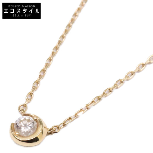 STAR JEWELRY 星珠宝 【美品】2ZN1605 K18 0.04 MOON SETTING 钻石项链