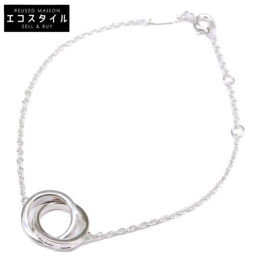 TIFFANY&Co. Tiffany & Co. [Like New] 925 Tiffany 1837 Interlocking Circle Chain Bracelet
