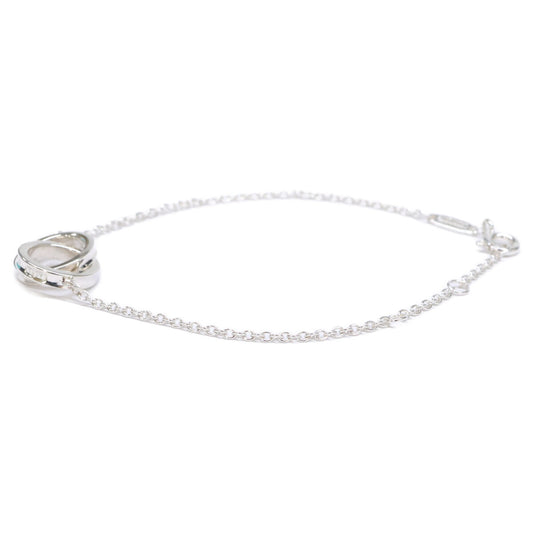 TIFFANY&Co. Tiffany & Co. [Like New] 925 Tiffany 1837 Interlocking Circle Chain Bracelet