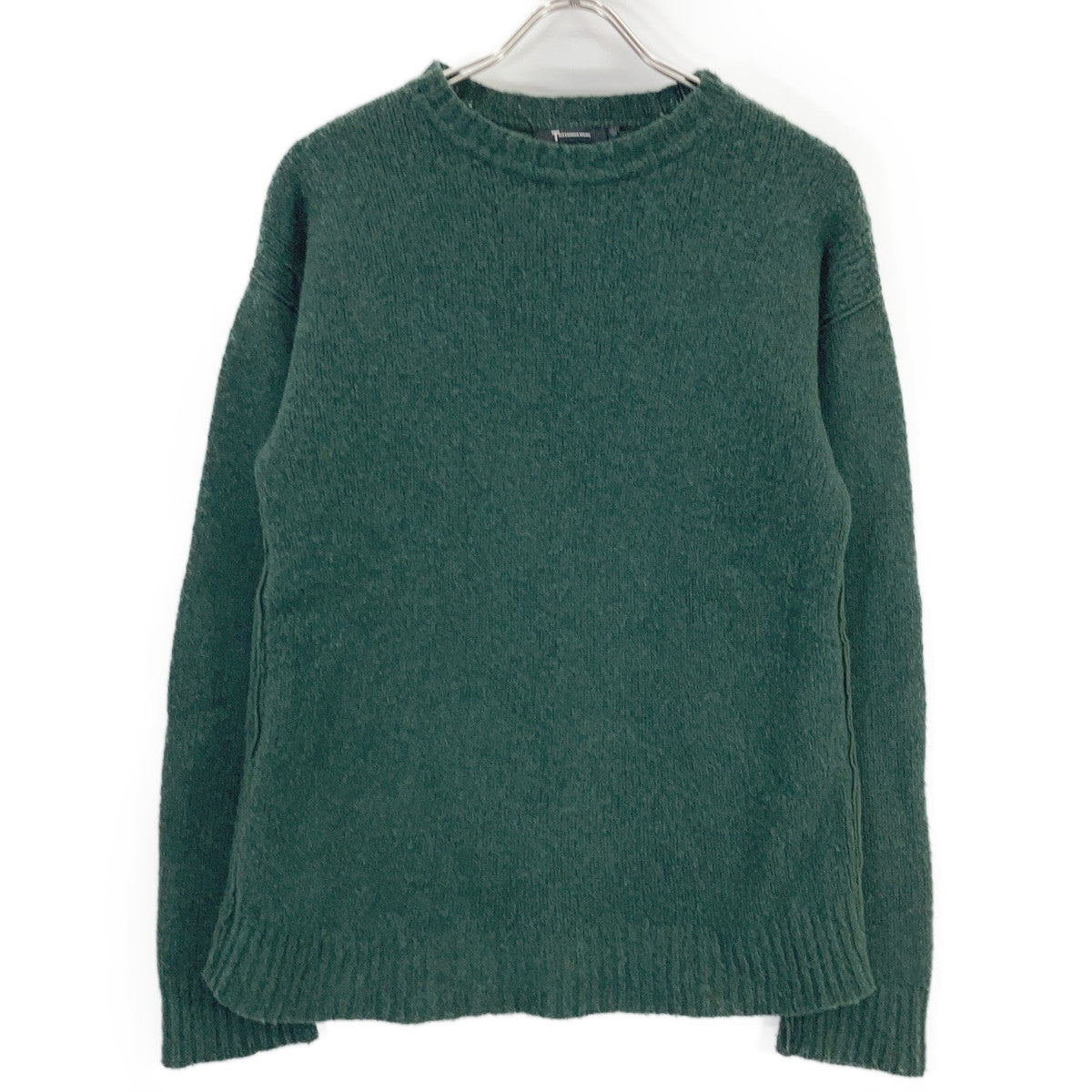 ALEXANDER WANG Alexander Wang 11794 Green Wool Knit Top XS