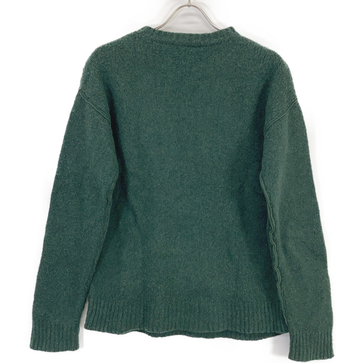ALEXANDER WANG Alexander Wang 11794 Green Wool Knit Top XS