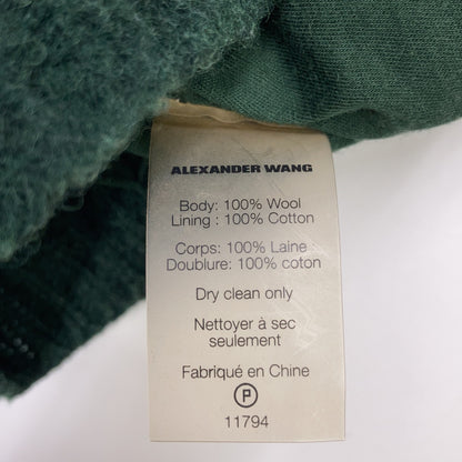 ALEXANDER WANG Alexander Wang 11794 Green Wool Knit Top XS
