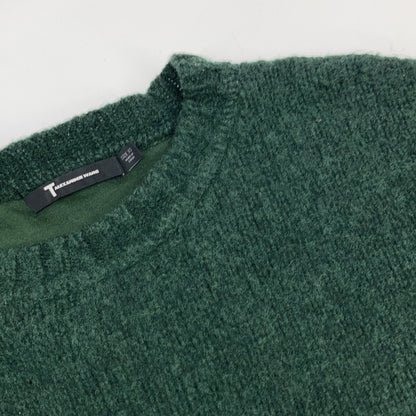 ALEXANDER WANG Alexander Wang 11794 Green Wool Knit Top XS