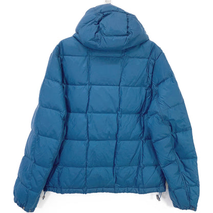 BURBERRY BRIT 博柏利-布瑞特 3830077 蓝色 马术刺绣 格纹内衬 羽绒夹克 L码