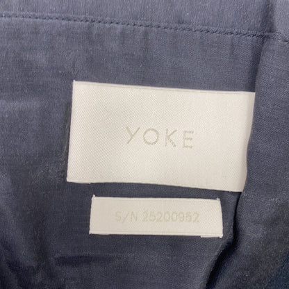 YOAK ヨーク YK25FW01034B ブラック Melton Stand Collar Zip Blouson ジャケット