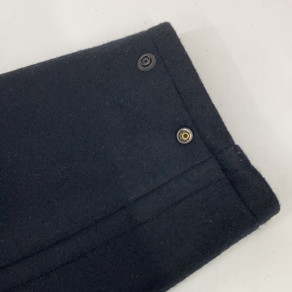 YOAK ヨーク YK25FW01034B ブラック Melton Stand Collar Zip Blouson ジャケット