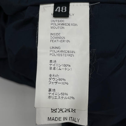 EMMETI [Excellent Condition/Domestic Authorized] Nylon x Shearling Duffle Down Coat