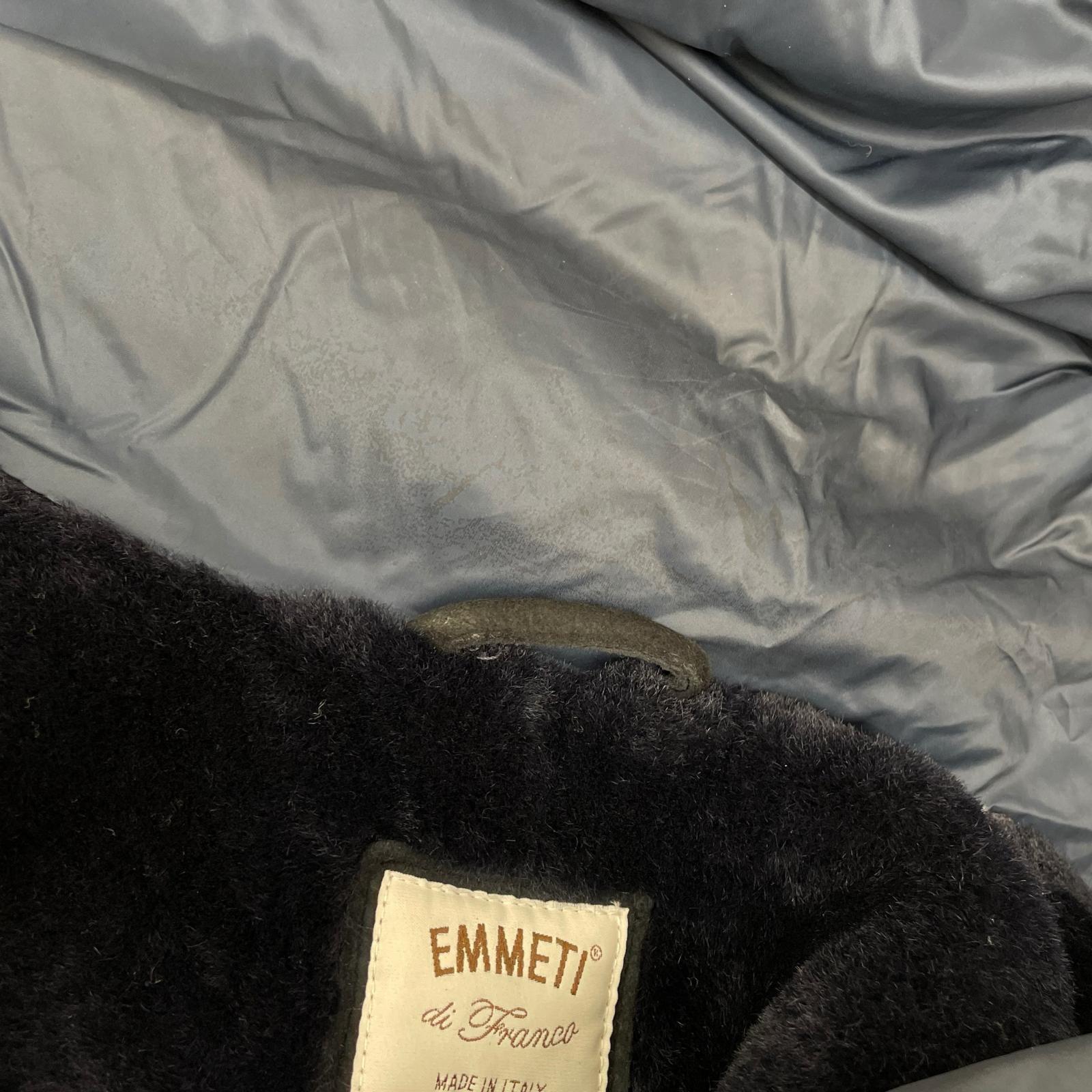 EMMETI エンメティー 【美品/国内正規】ナイロンｘムートン ダッフル ダウン コート 48