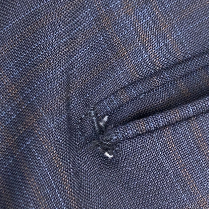 PT TORINO ピーティートリノ ネイビー チェック TECHNO WASHABLE WOOL SUPER SLIM FIT スラックス パンツ ボトムス