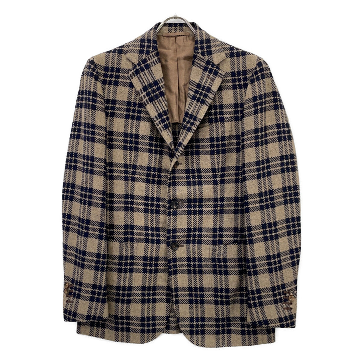 STILE LATINO Stile Latino 海军米色 GUVINCENZO35 GM21999 羊毛尼龙 格纹 夹克 夹克 46