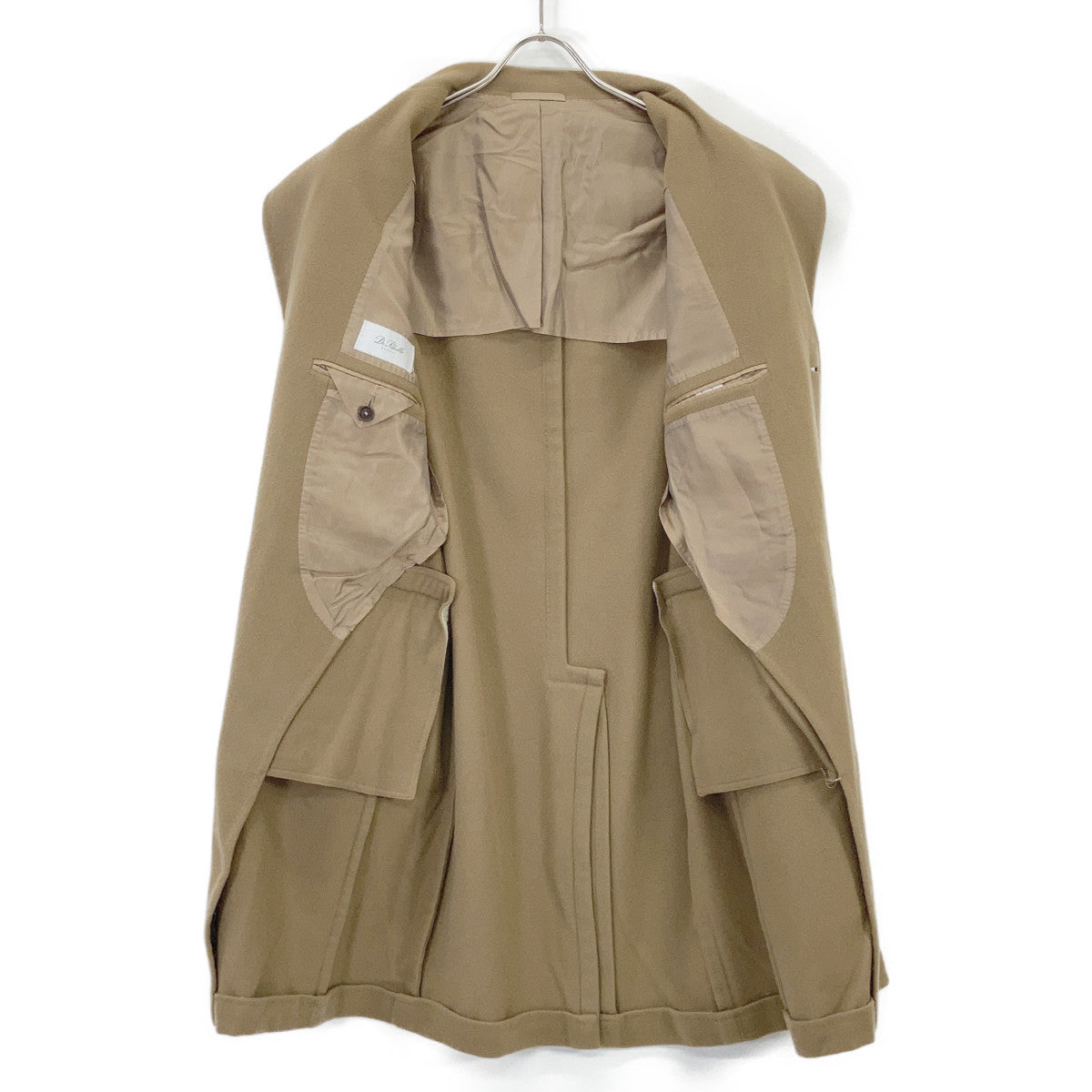 De Petrillo デペトリロ TW202570 Filomarino キャメル ウールカシミヤ チェスターコート 46 De Petrillo デペトリロ TW202570 Filomarino キャメル ウールカシミヤ