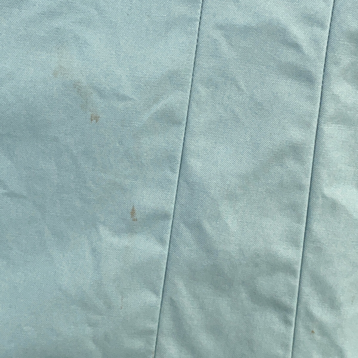 DRAWER Blue Cotton Bustle Fly-Front Stand Collar Shirt Top