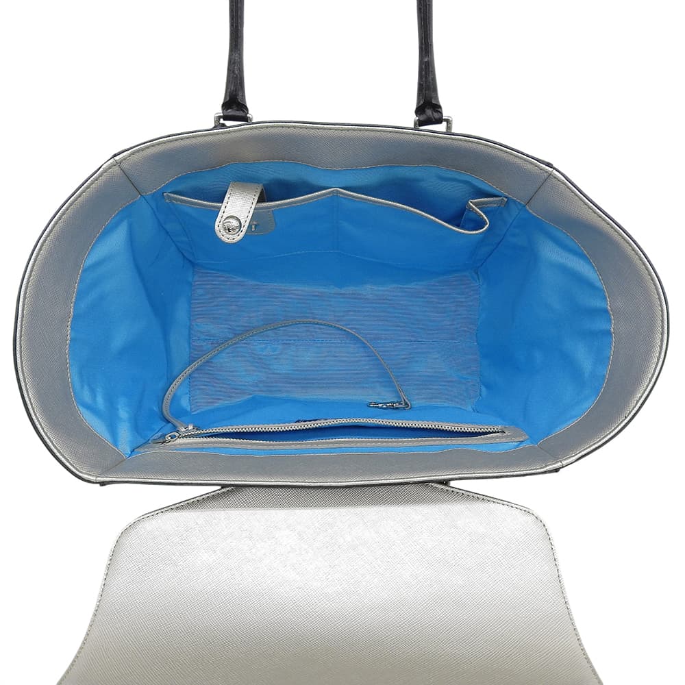 A.D.M.J. Accessoires De Mademoiselle ADMJ 新品同様 CROCOEMBOSSING BEE MOTIF BELT ACCENT TOTEBAG 25cm トートバッグ レディース ブラック トートバッグ