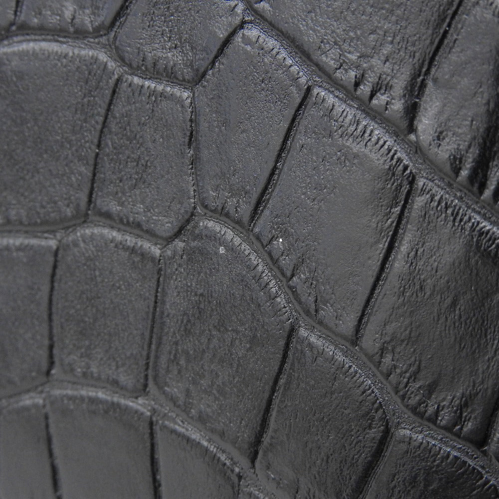 A.D.M.J. Accessoires De Mademoiselle ADMJ 新品同様 CROCOEMBOSSING BEE MOTIF BELT ACCENT TOTEBAG 25cm トートバッグ レディース ブラック トートバッグ