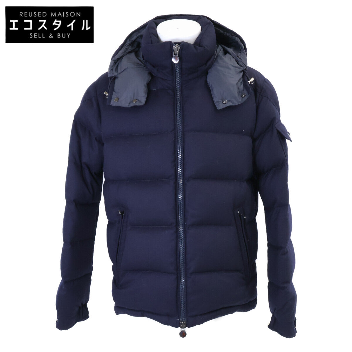 MONCLER モンクレール ネイビー Montgenevre モンジュネーブル ウール ダウンジャケット ジャケット