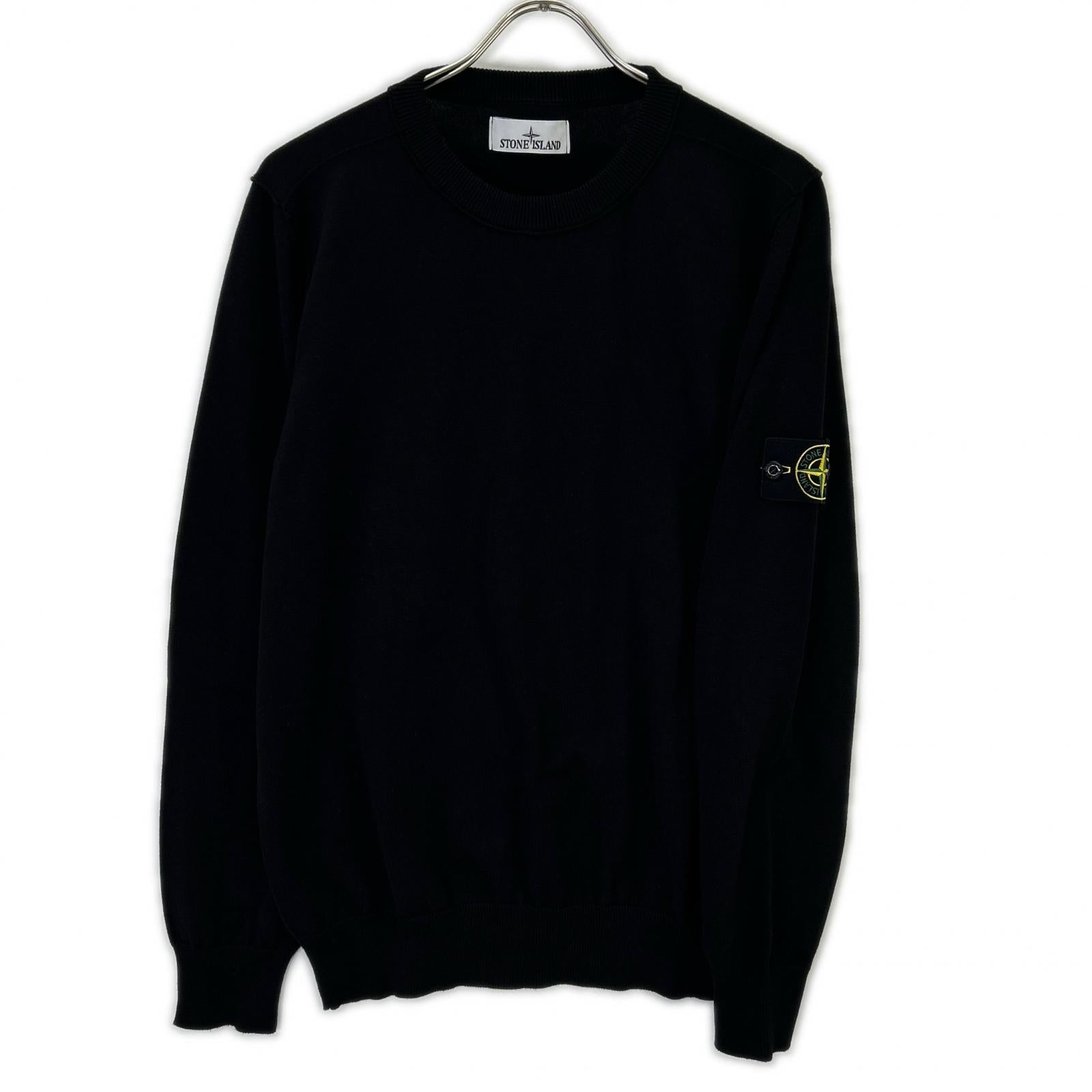 STONE ISLAND 石头岛 25年 K1S155100053 黑色 圆领针织上衣