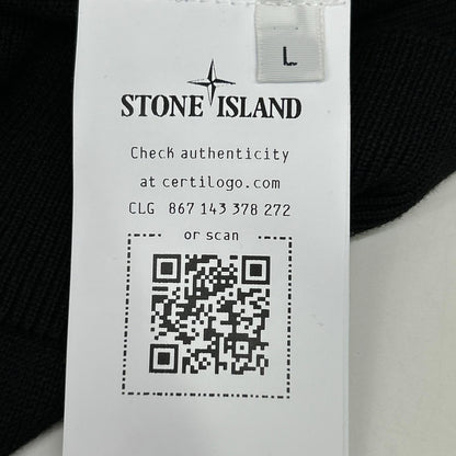 STONE ISLAND 石头岛 25年 K1S155100053 黑色 圆领针织上衣