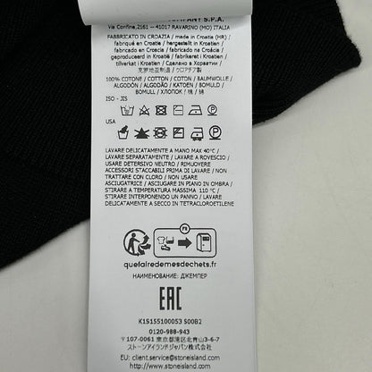 STONE ISLAND 石头岛 25年 K1S155100053 黑色 圆领针织上衣