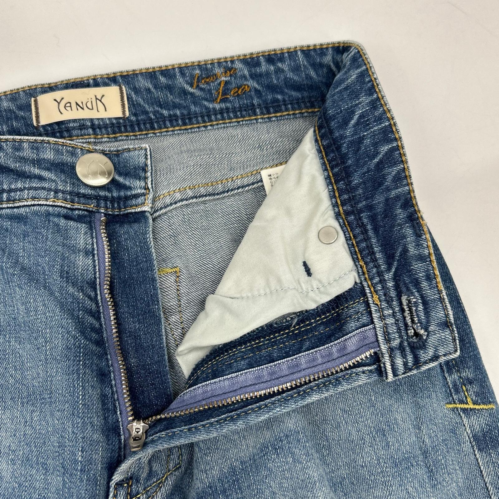YANUK LOWRISE LEA 57152501 Blue Straight Denim CVS Bottoms - Exclusive Model