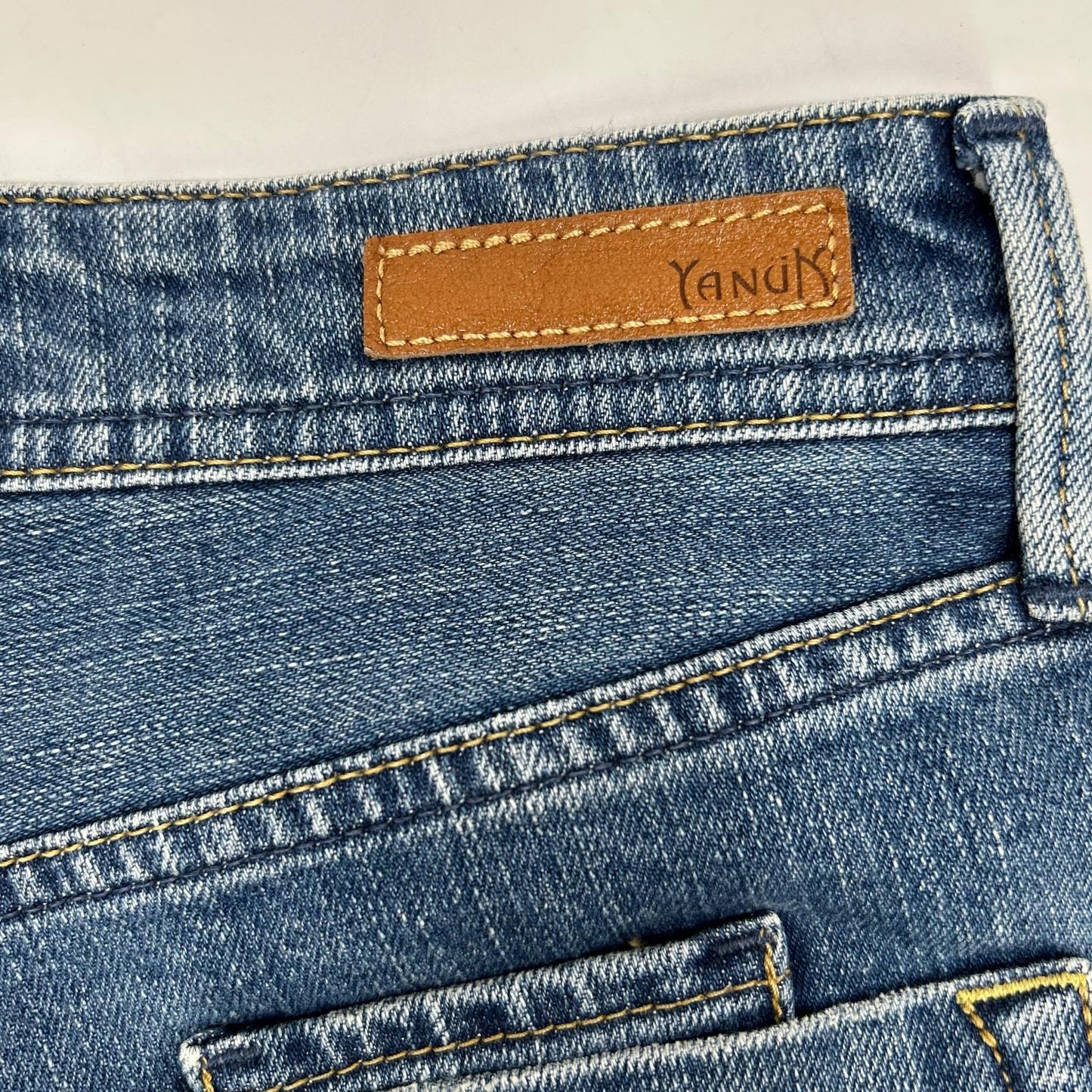 YANUK LOWRISE LEA 57152501 Blue Straight Denim CVS Bottoms - Exclusive Model