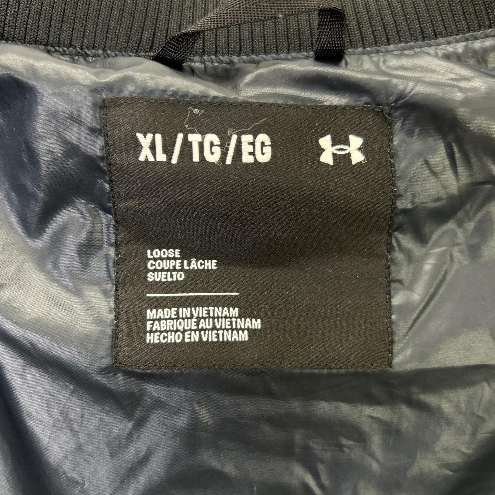 UNDER ARMOUR 1389320 Navy UA ColdGear Infrared Down Crinkle Jacket XL