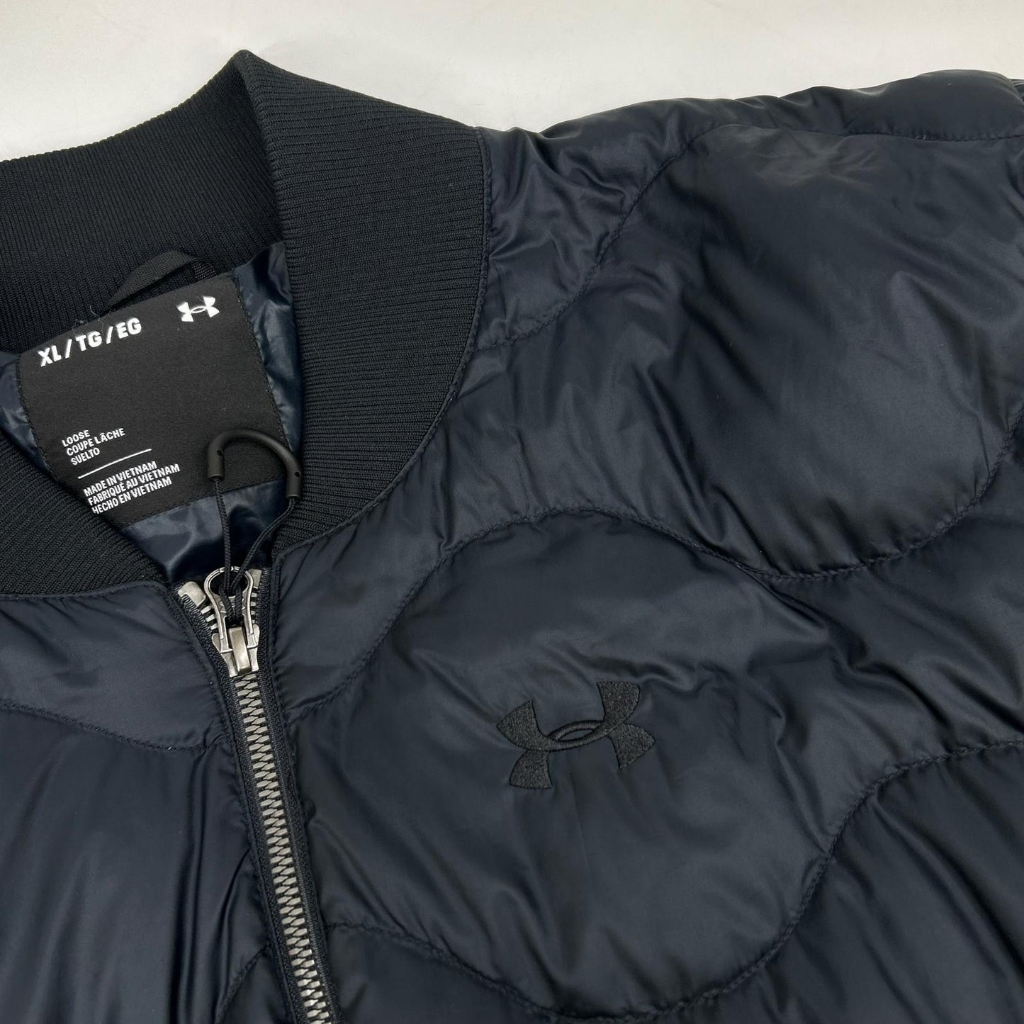 UNDER ARMOUR 1389320 Navy UA ColdGear Infrared Down Crinkle Jacket XL